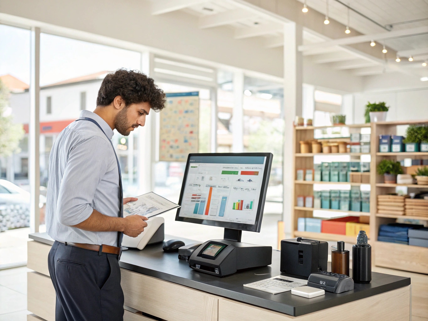 Tienda retail con operaciones optimizadas
